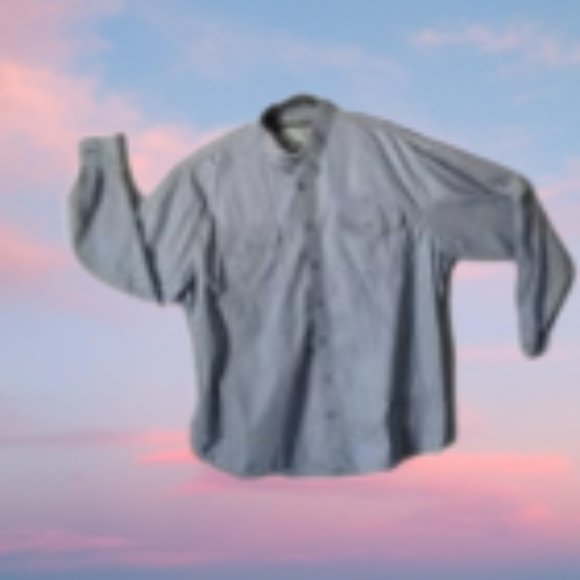 Cabela's Shirt XL Men's Gray Long Sleeve Button Up Utility Multiple Zippers - Picture 2 of 6